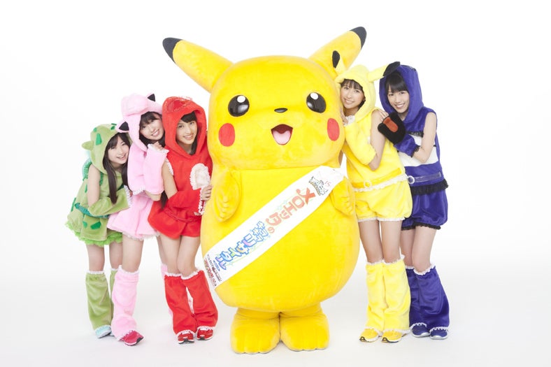 ももいろクローバーZとポケモンがコラボ（C）Nintendo･Creatures･GAME FREAK･TV Tokyo･ShoPro･JR Kikaku （C）Pokemon （C）2012ピカチュウプロジェクト