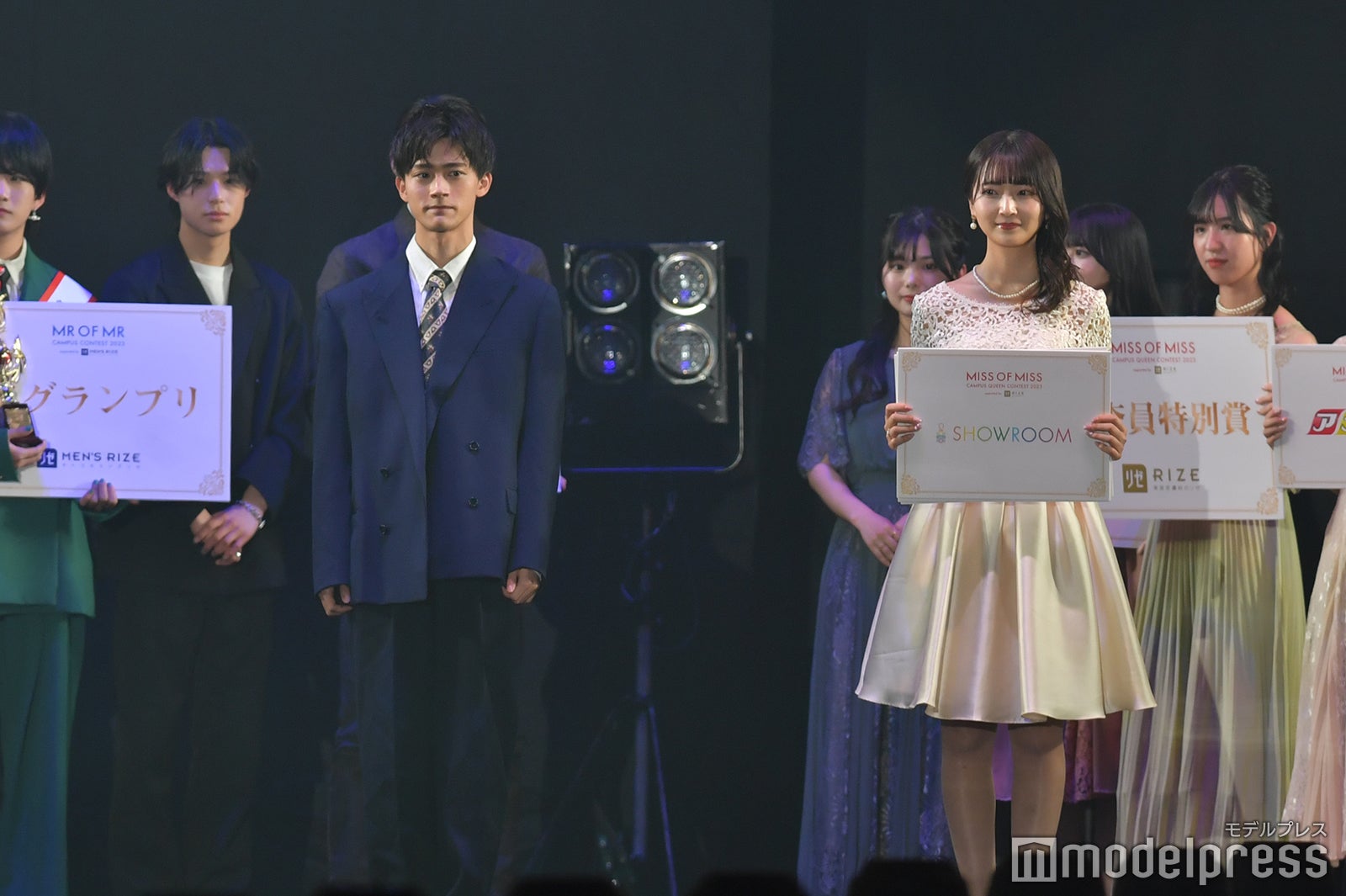「MISS OF MISS CAMPUS QUEEN CONTEST 2023 supported by リゼクリニック」表彰式の様子（C）モデルプレス