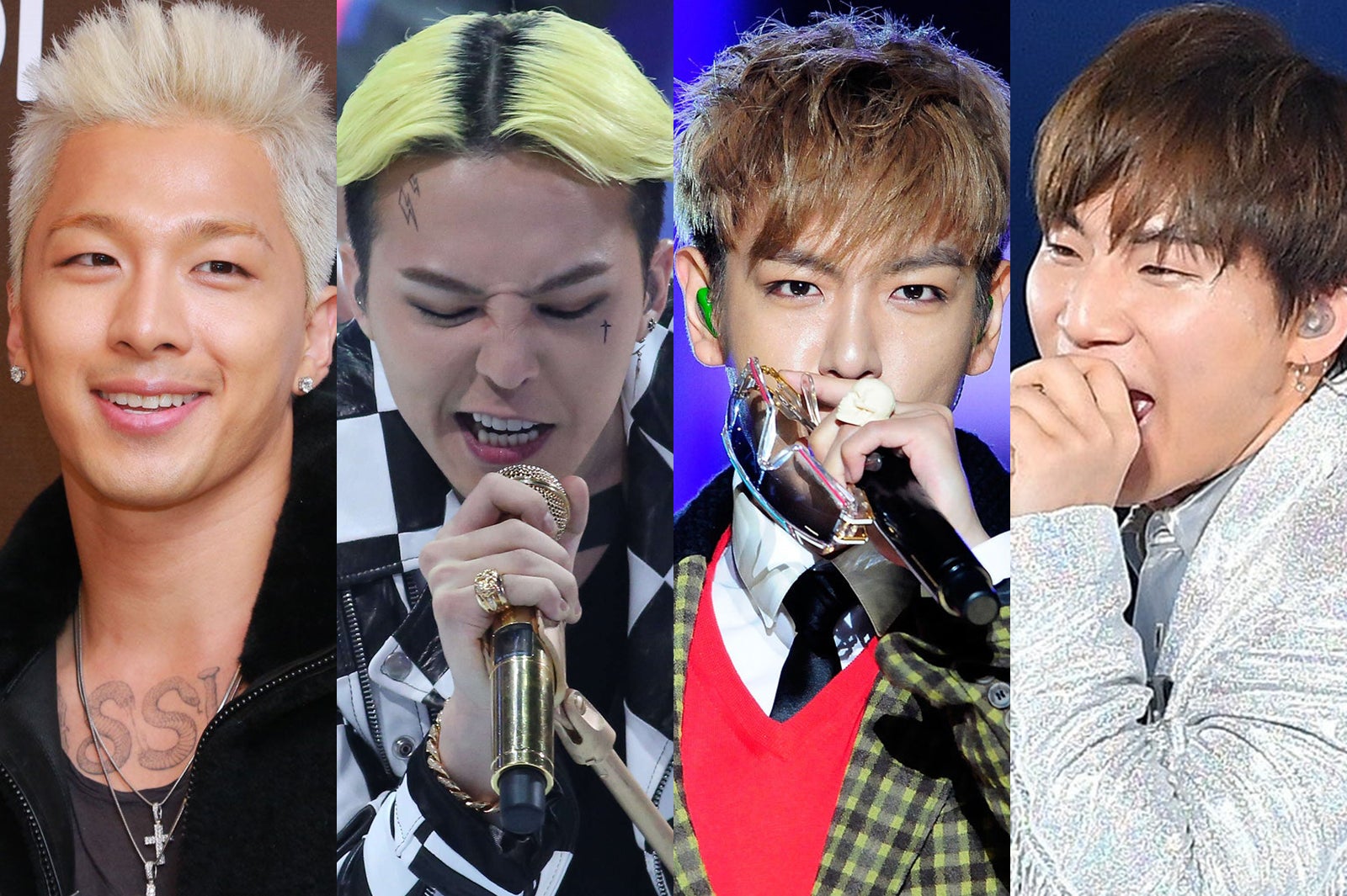BIGBANG／SOL、G-DRAGON、T.O.P（Photo by Getty Images）、D-LITE（C）モデルプレス