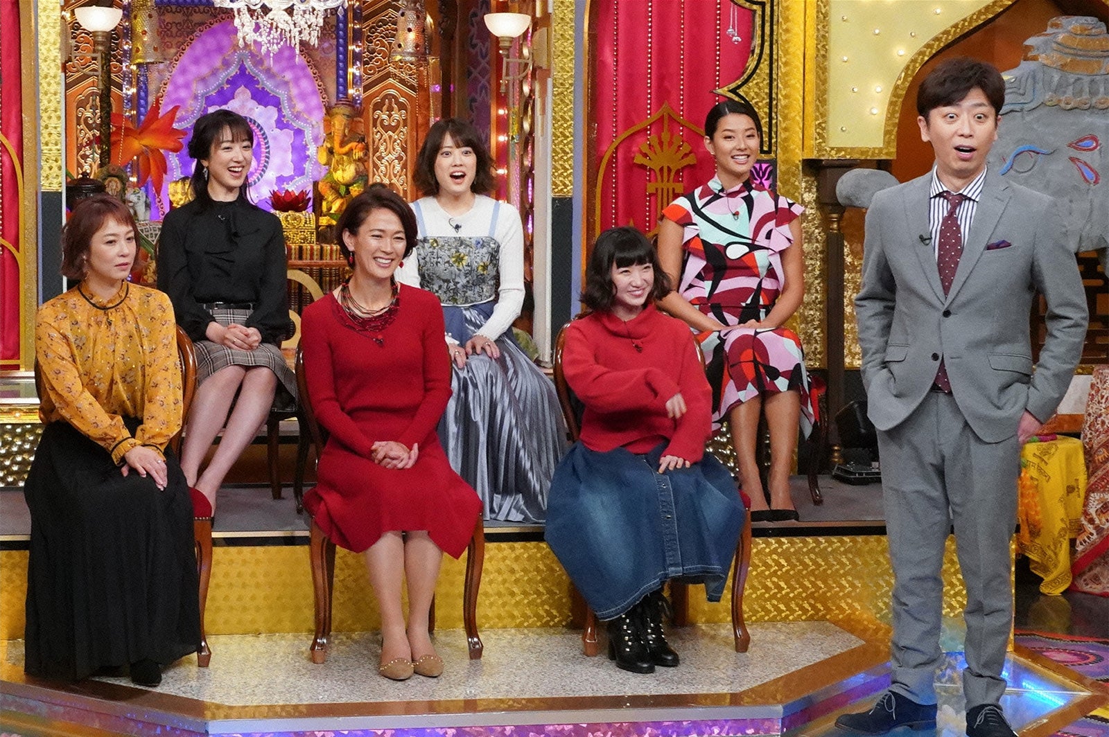 （前列左から）佐藤仁美、有森裕子、有安杏果、後藤輝基（後列左から）川田裕美、福田沙紀、すみれ（C）日本テレビ